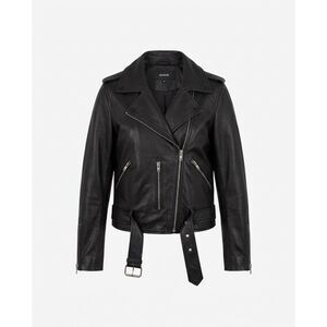 100% Leather Motorcycle Jacket - Quince size L